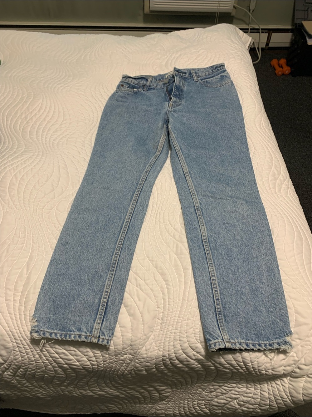 Moussy Classic Light Wash Straight-Leg Jeans